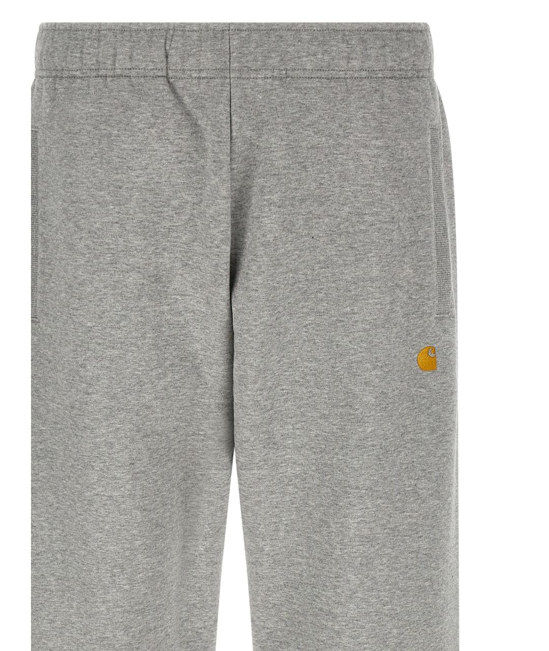 CARHARTT WIP Серые хлопковые повседневные брюки, фото 3