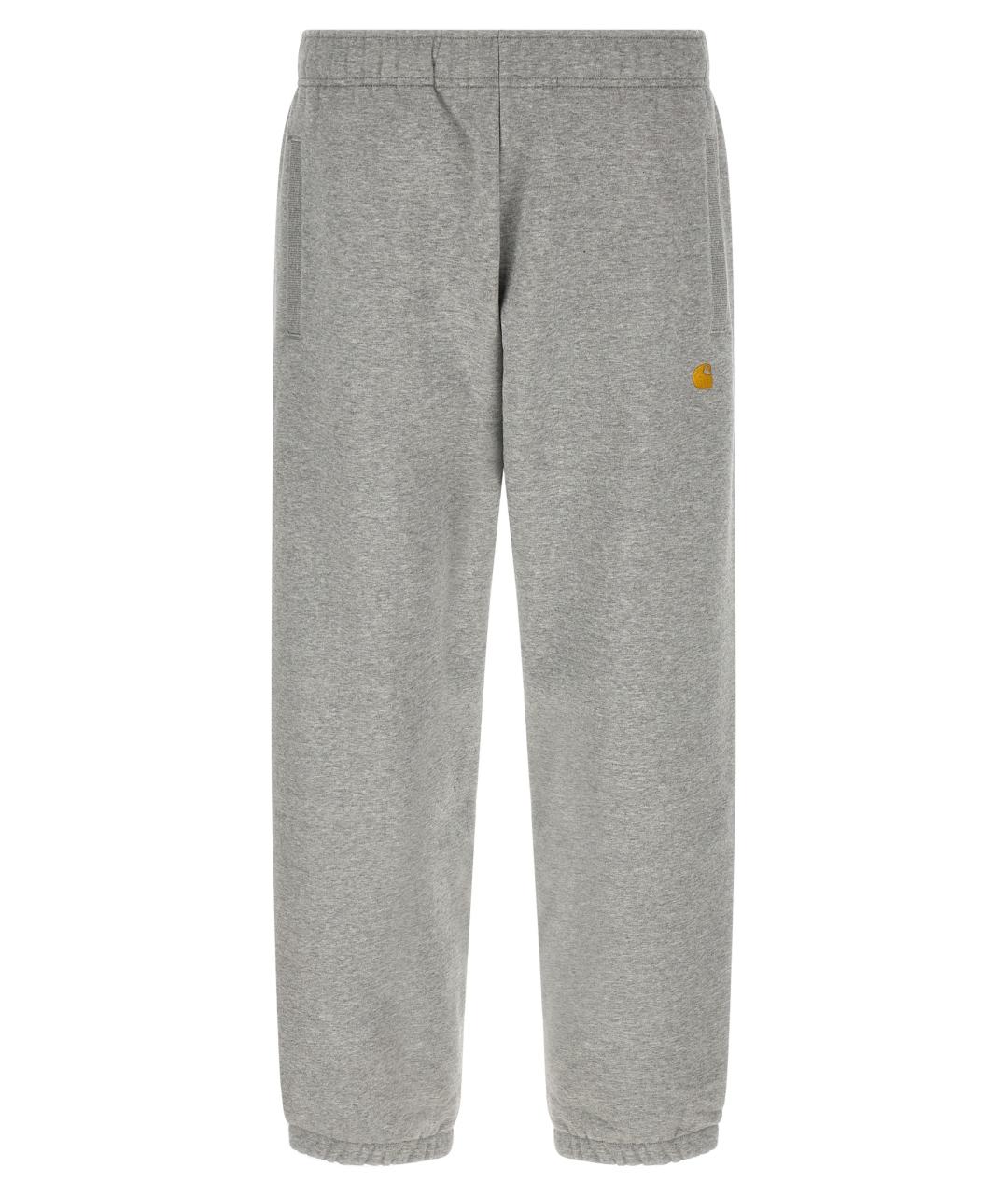 CARHARTT WIP Серые хлопковые повседневные брюки, фото 1