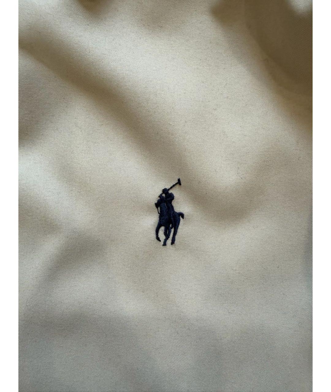 POLO RALPH LAUREN Бежевая хлопковая куртка, фото 8