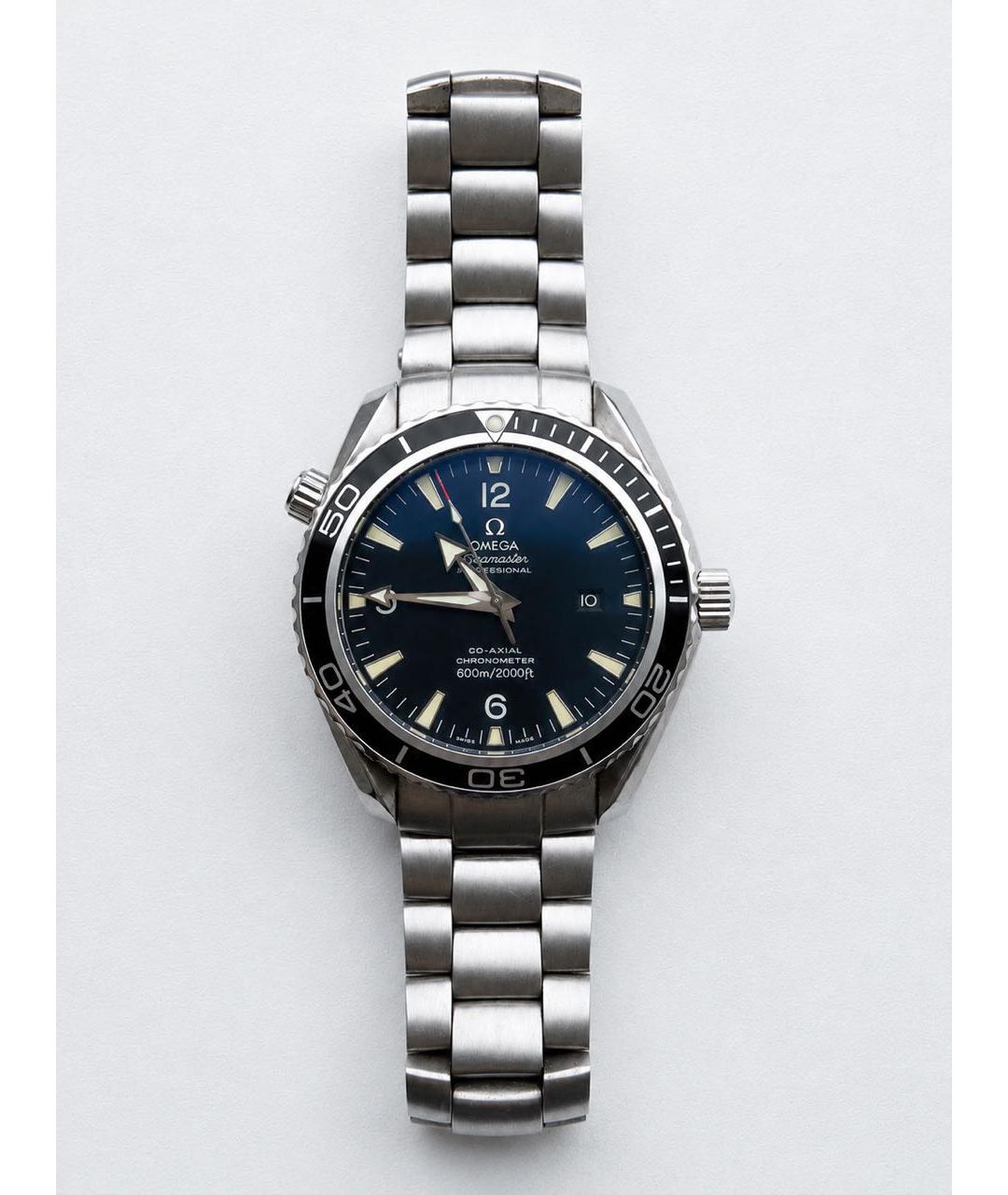 OMEGA Серебряные металлические часы, фото 5