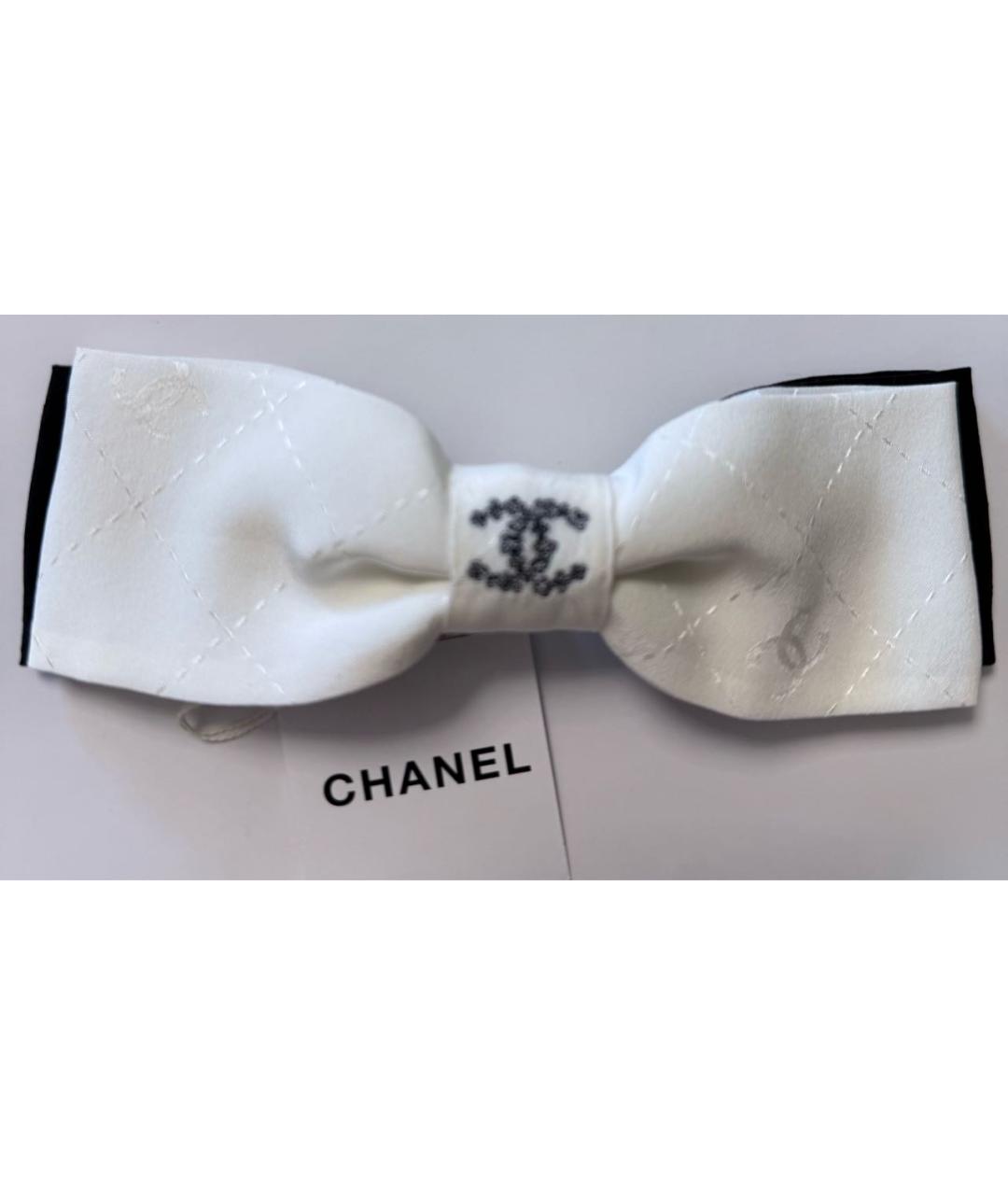 CHANEL Белая заколка, фото 8