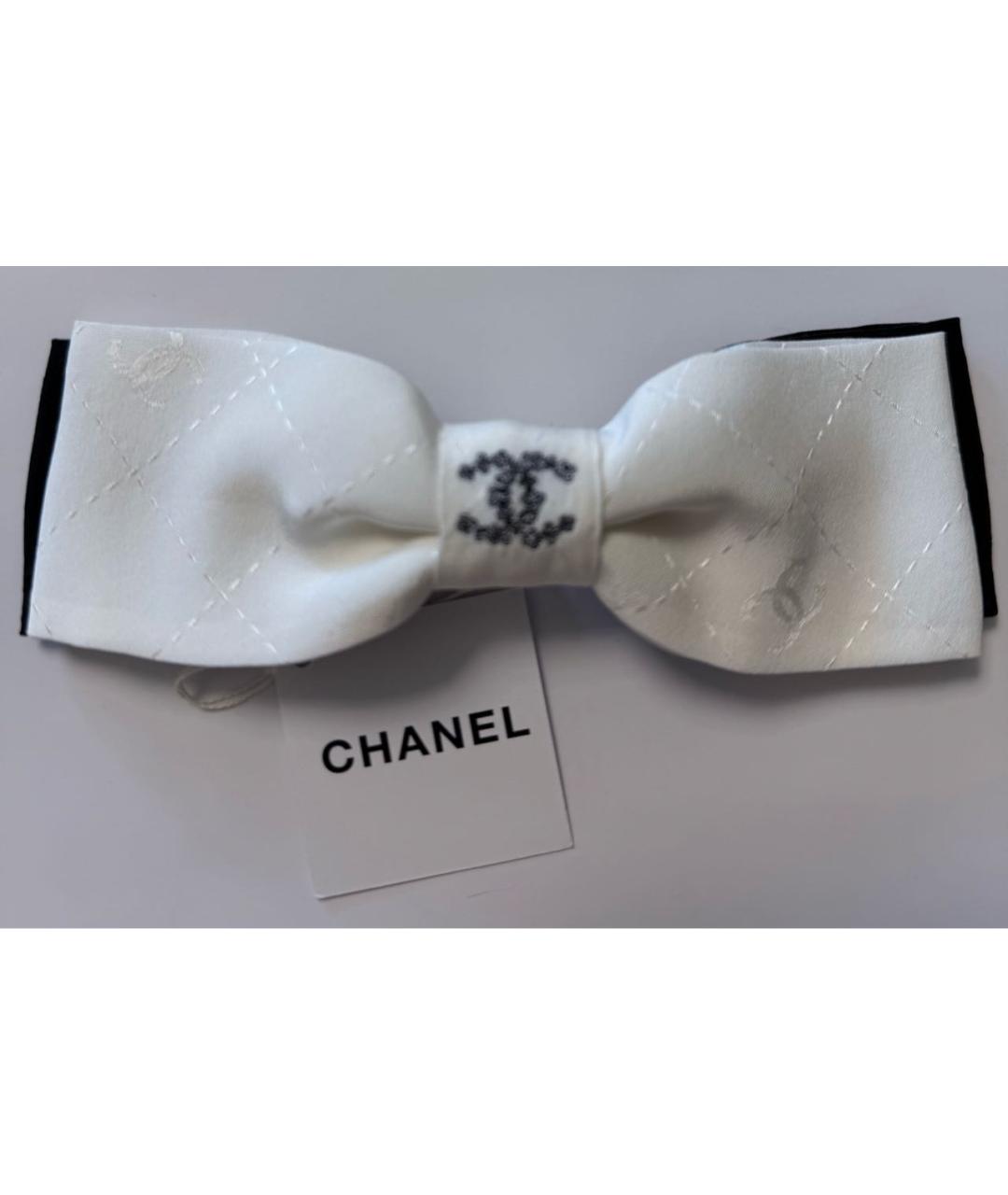 CHANEL Белая заколка, фото 2