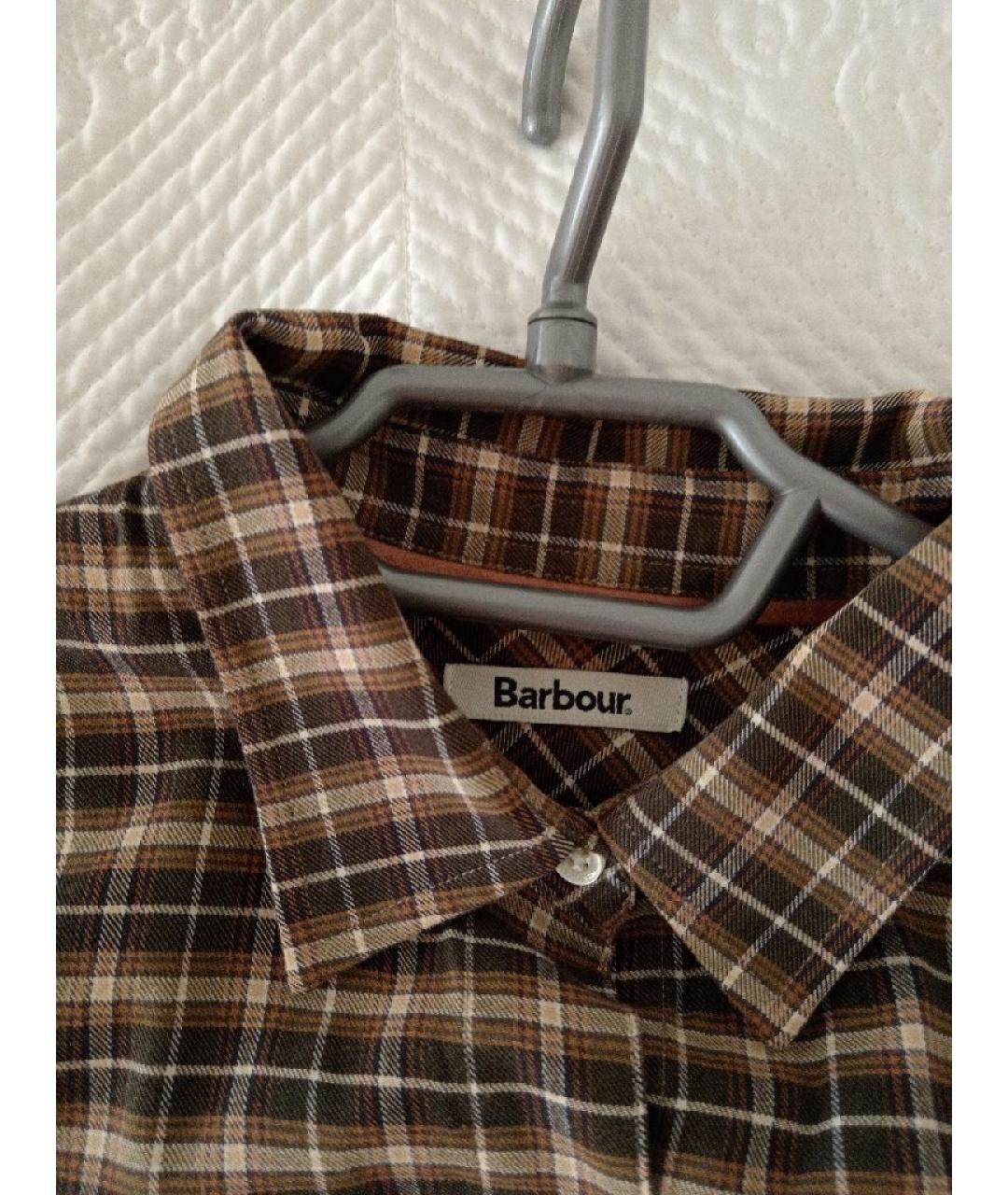 BARBOUR Коричневая хлопковая водолазка, фото 2