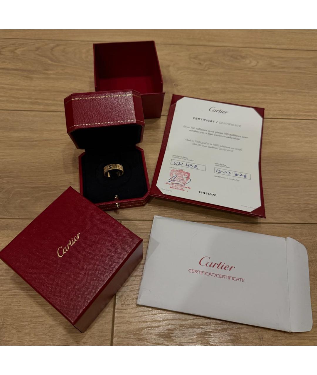 CARTIER Желтое кольцо из желтого золота, фото 6