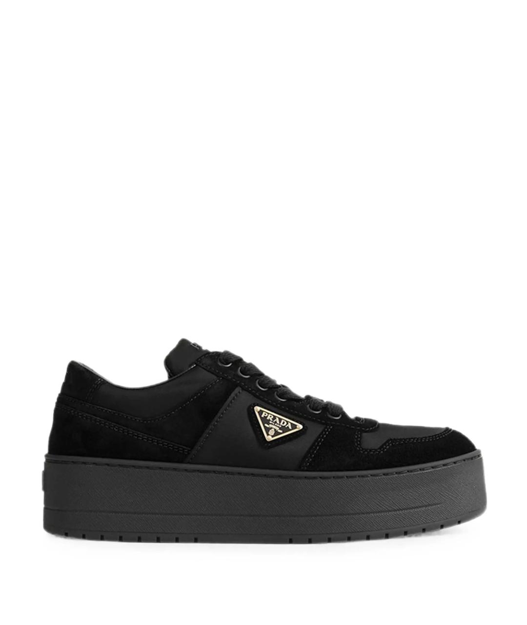 PRADA Черные кеды, фото 1