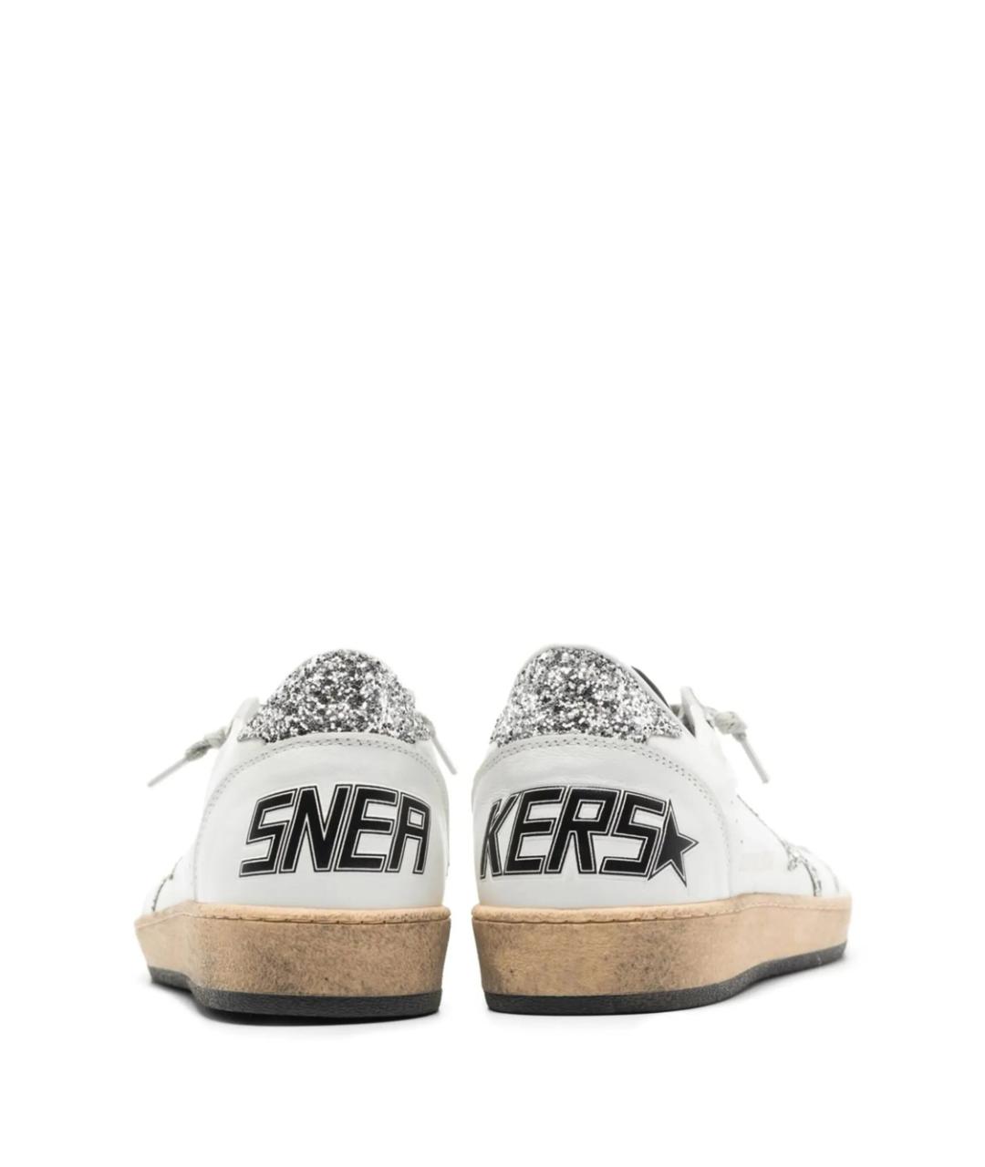 GOLDEN GOOSE Белые кожаные кеды, фото 2