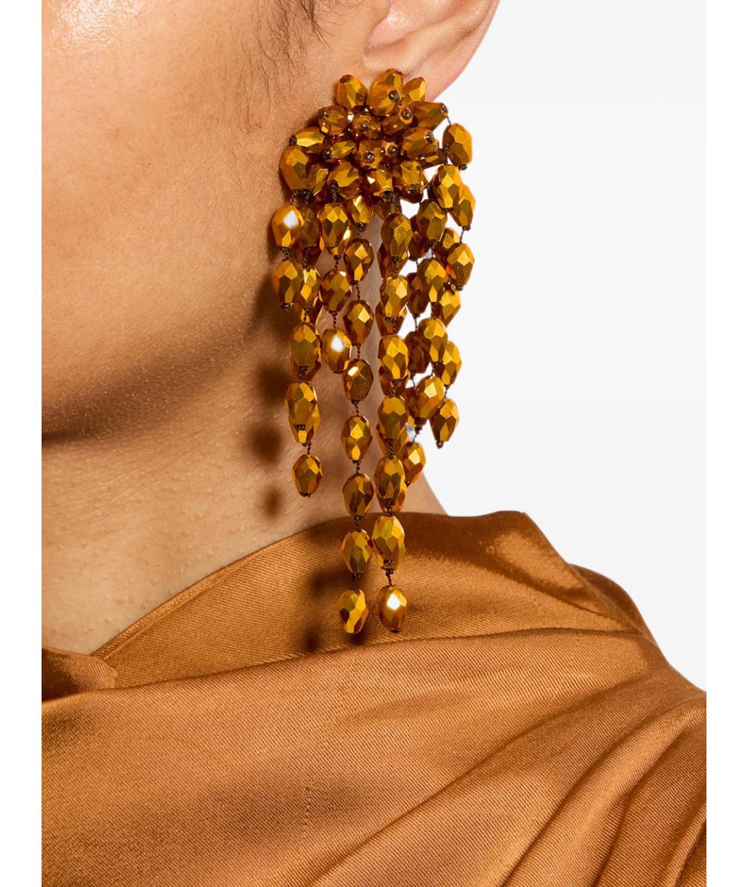 ISABEL MARANT Коричневые серьги, фото 4