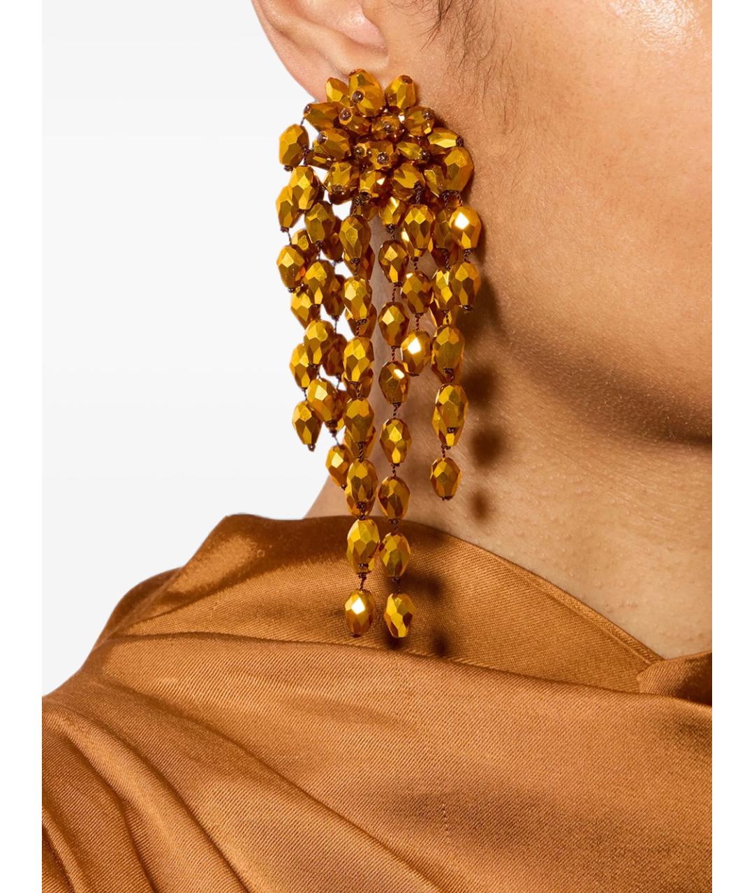 ISABEL MARANT Коричневые серьги, фото 2