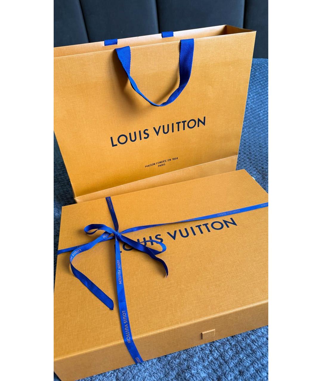 LOUIS VUITTON Коричневая сумка тоут из канвы, фото 2