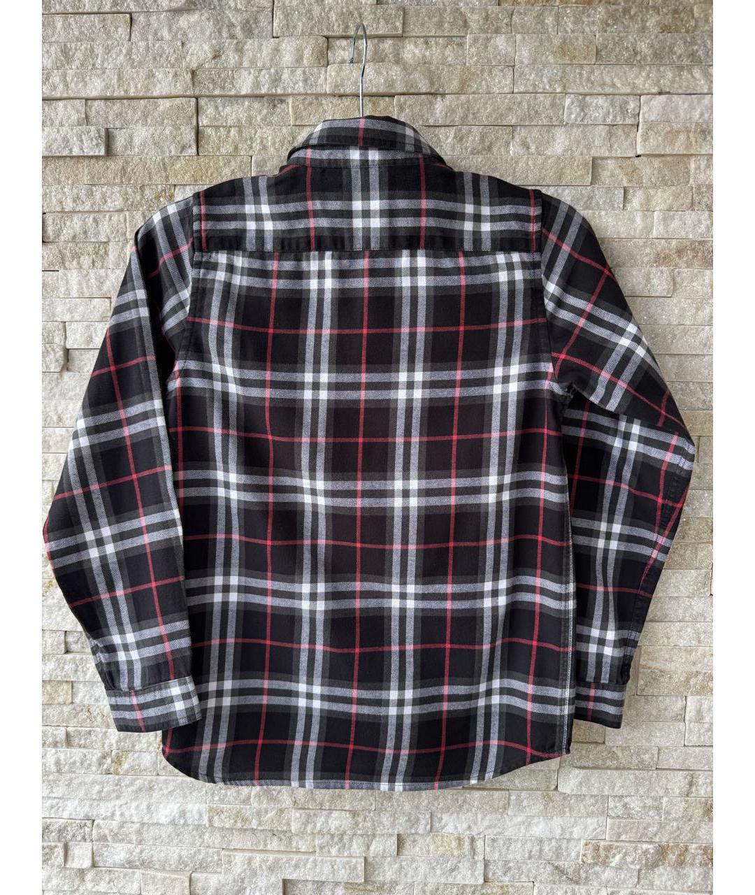 BURBERRY Мульти хлопковая детская рубашка, фото 2