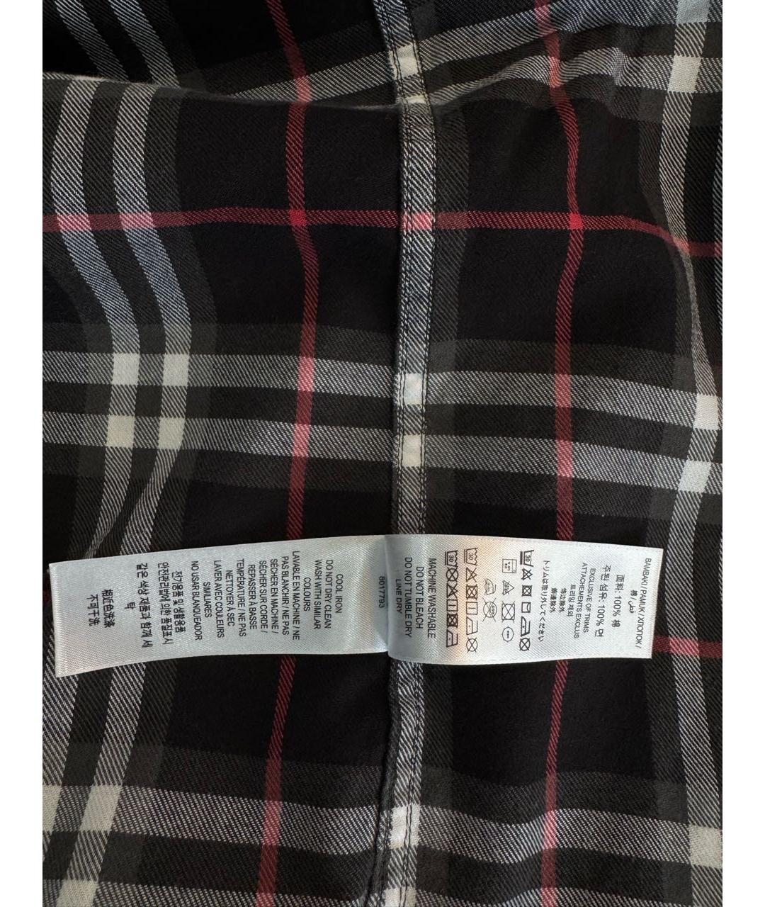 BURBERRY Мульти хлопковая детская рубашка, фото 6