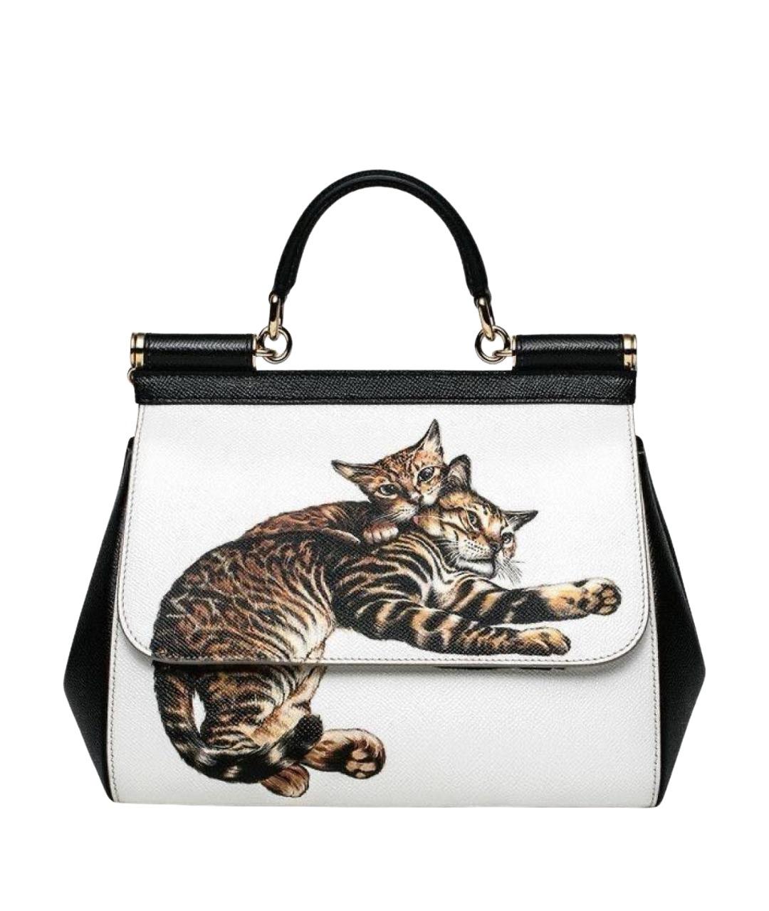 DOLCE&GABBANA Кожаная сумка с короткими ручками, фото 1