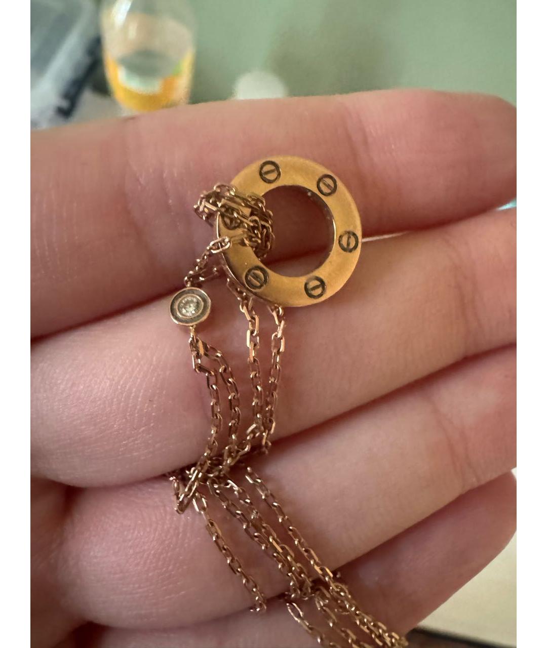 CARTIER Желтое колье из желтого золота, фото 2