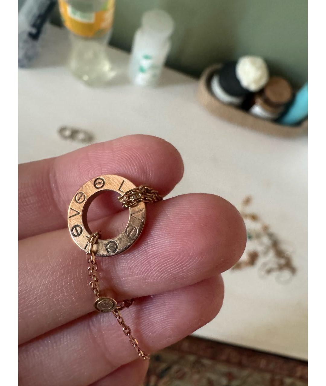 CARTIER Желтое колье из желтого золота, фото 4