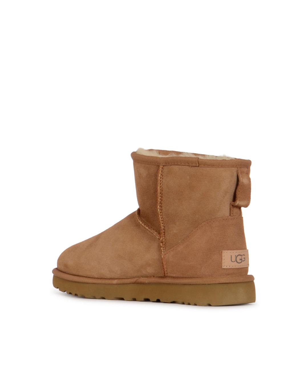 UGG Коричневые замшевые полусапоги, фото 3