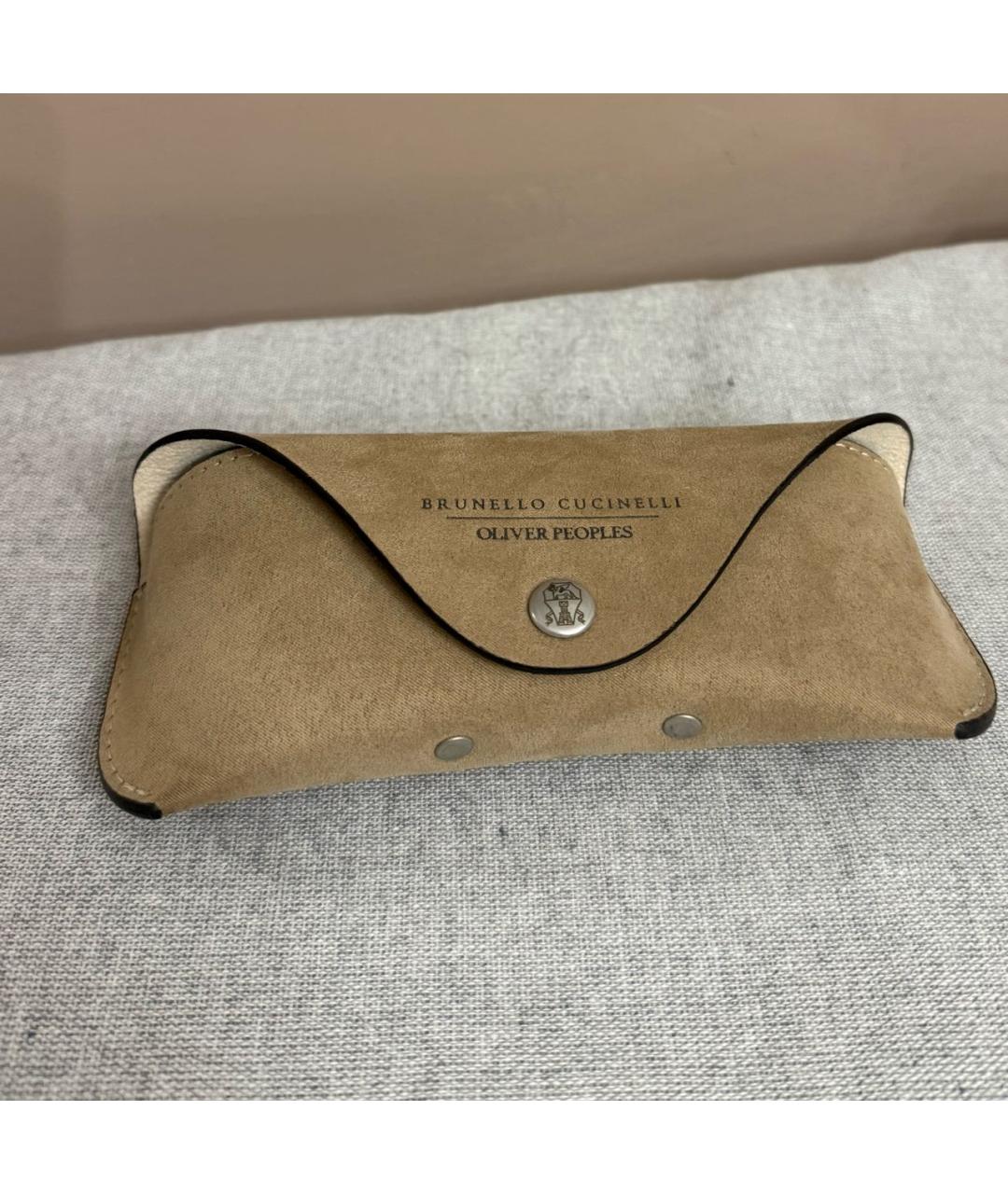 BRUNELLO CUCINELLI Металлические солнцезащитные очки, фото 5