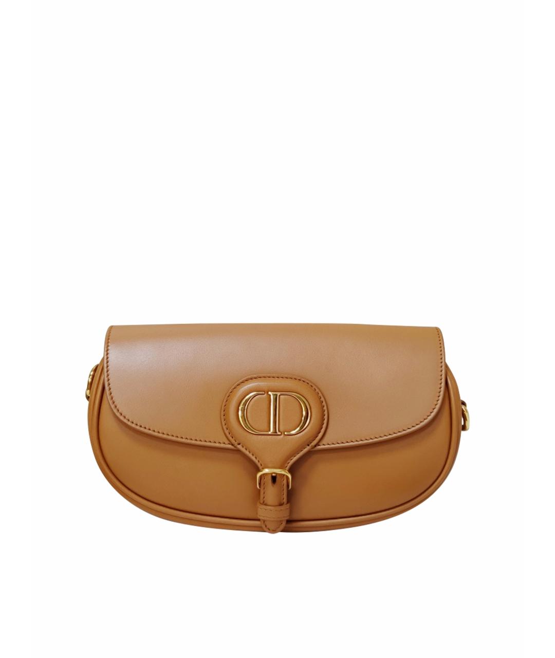 CHRISTIAN DIOR Хаки кожаная сумка тоут, фото 1
