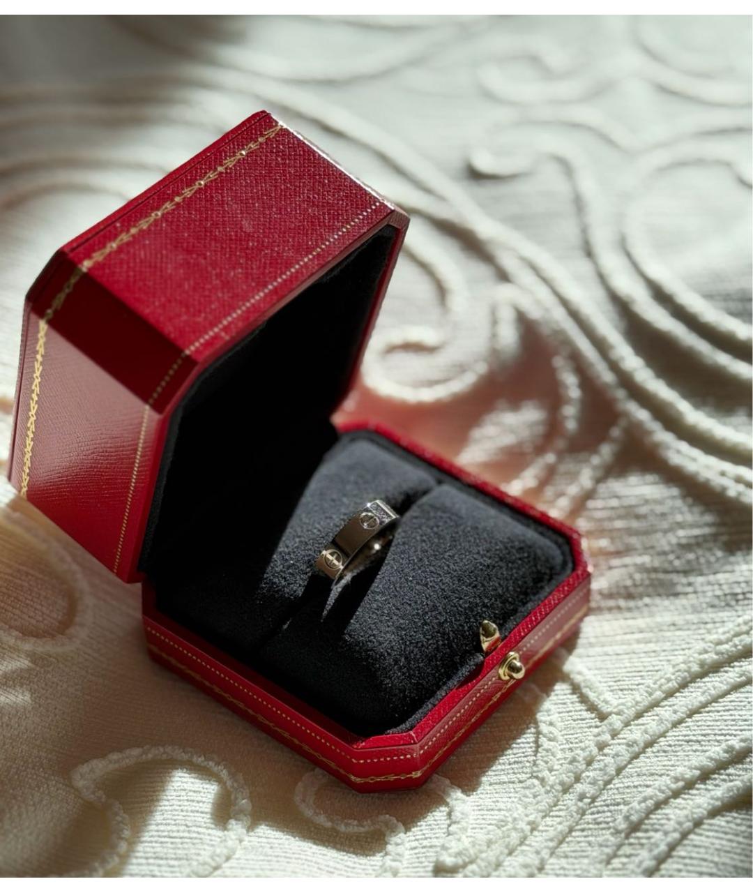 CARTIER Серебряное кольцо из белого золота, фото 5