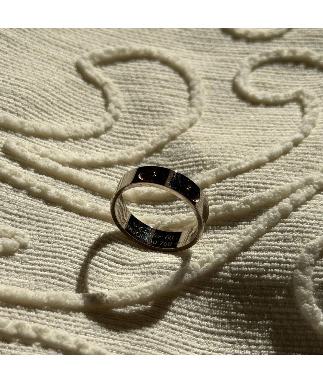 CARTIER Серебряное кольцо из белого золота, фото 6