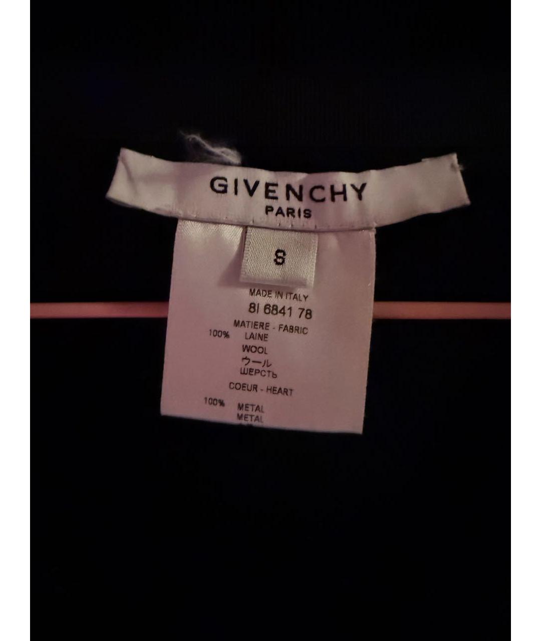 GIVENCHY Черный шерстяной джемпер / свитер, фото 3