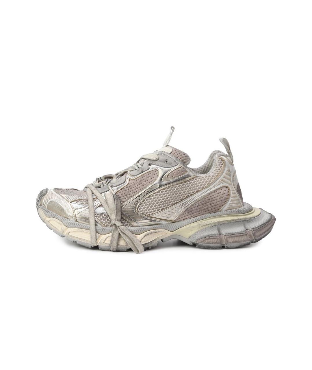 BALENCIAGA Серые текстильные кроссовки, фото 6