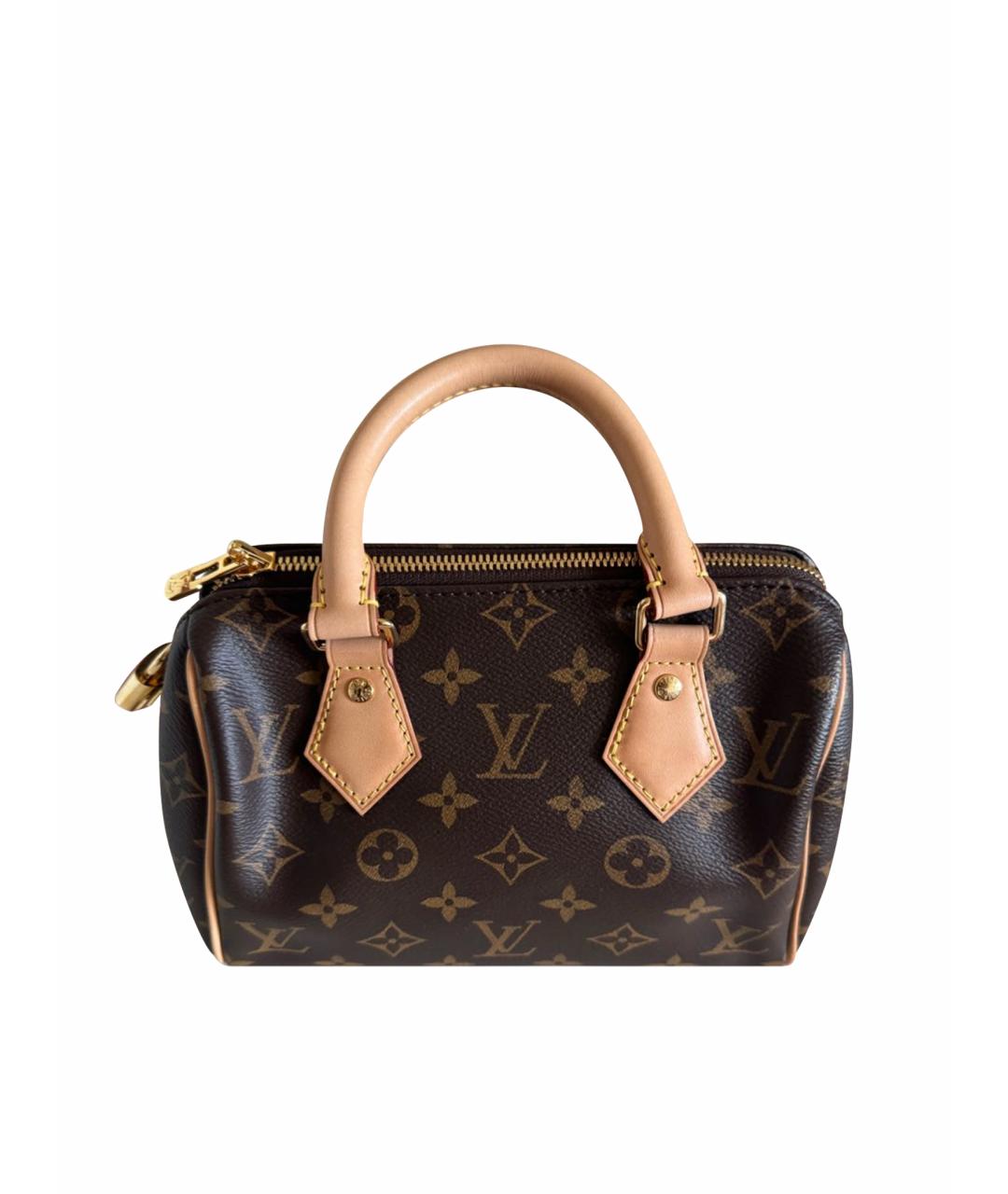 LOUIS VUITTON Коричневая сумка через плечо из канвы, фото 1