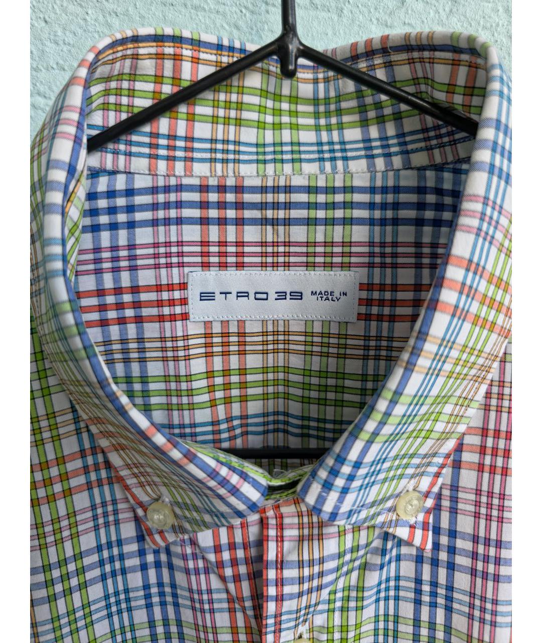 ETRO Мульти хлопковая кэжуал рубашка, фото 2