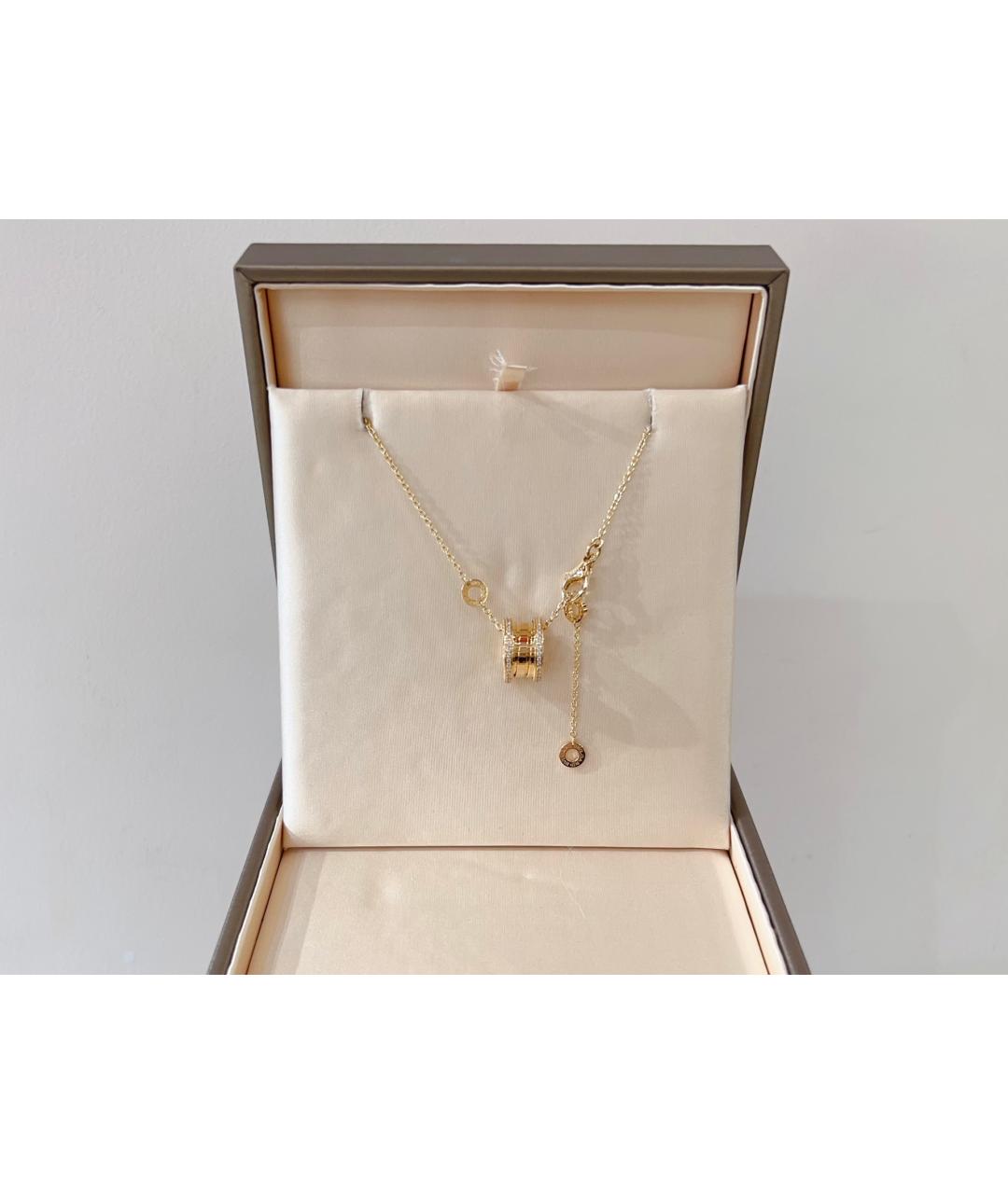 BVLGARI Золотое колье из желтого золота, фото 2
