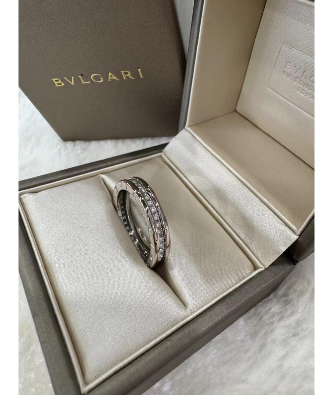 BVLGARI Серебряное кольцо из белого золота, фото 2
