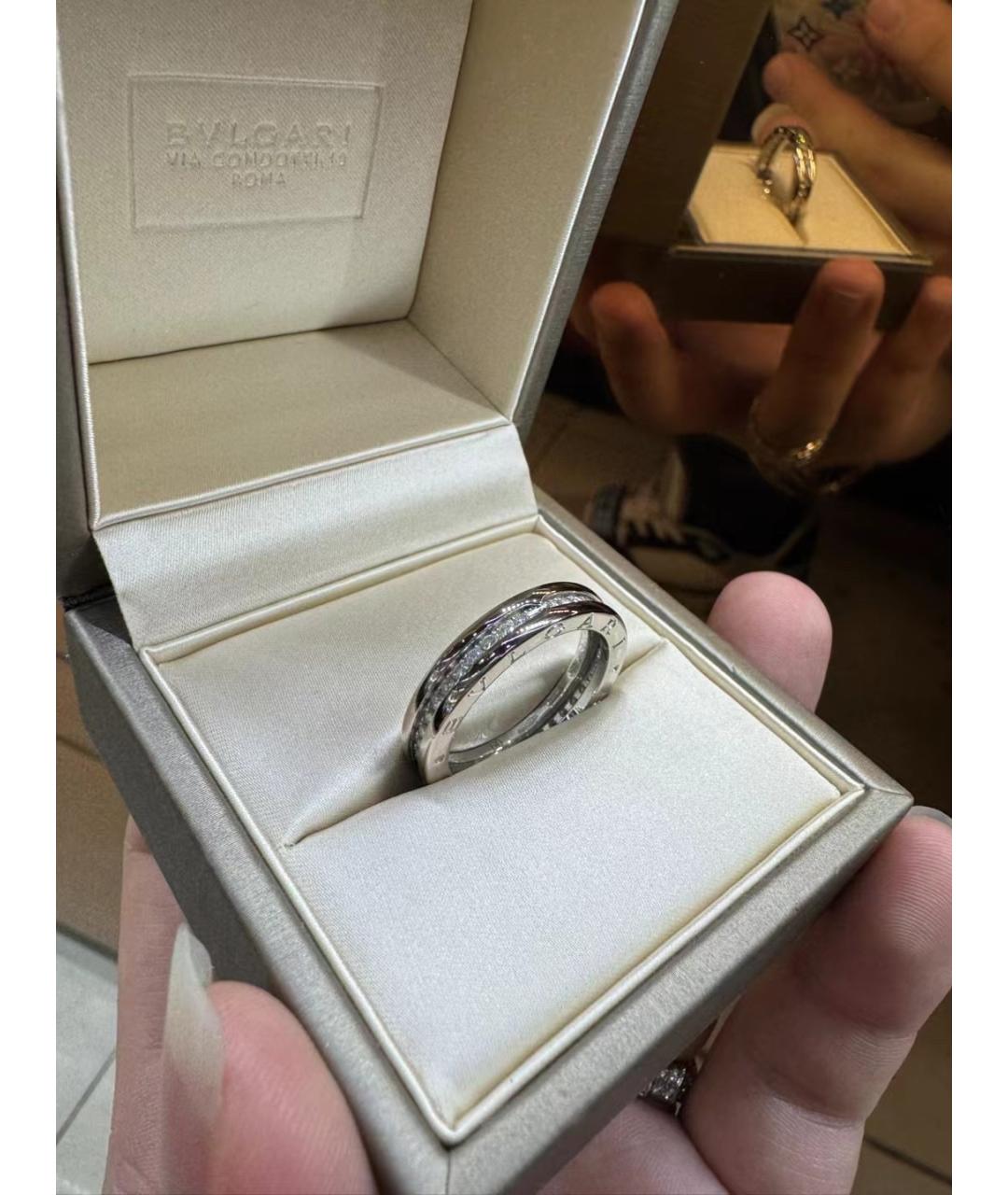 BVLGARI Серебряное кольцо из белого золота, фото 6