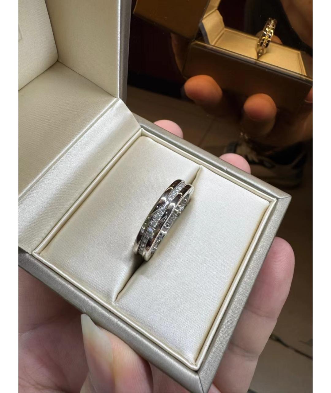 BVLGARI Серебряное кольцо из белого золота, фото 7