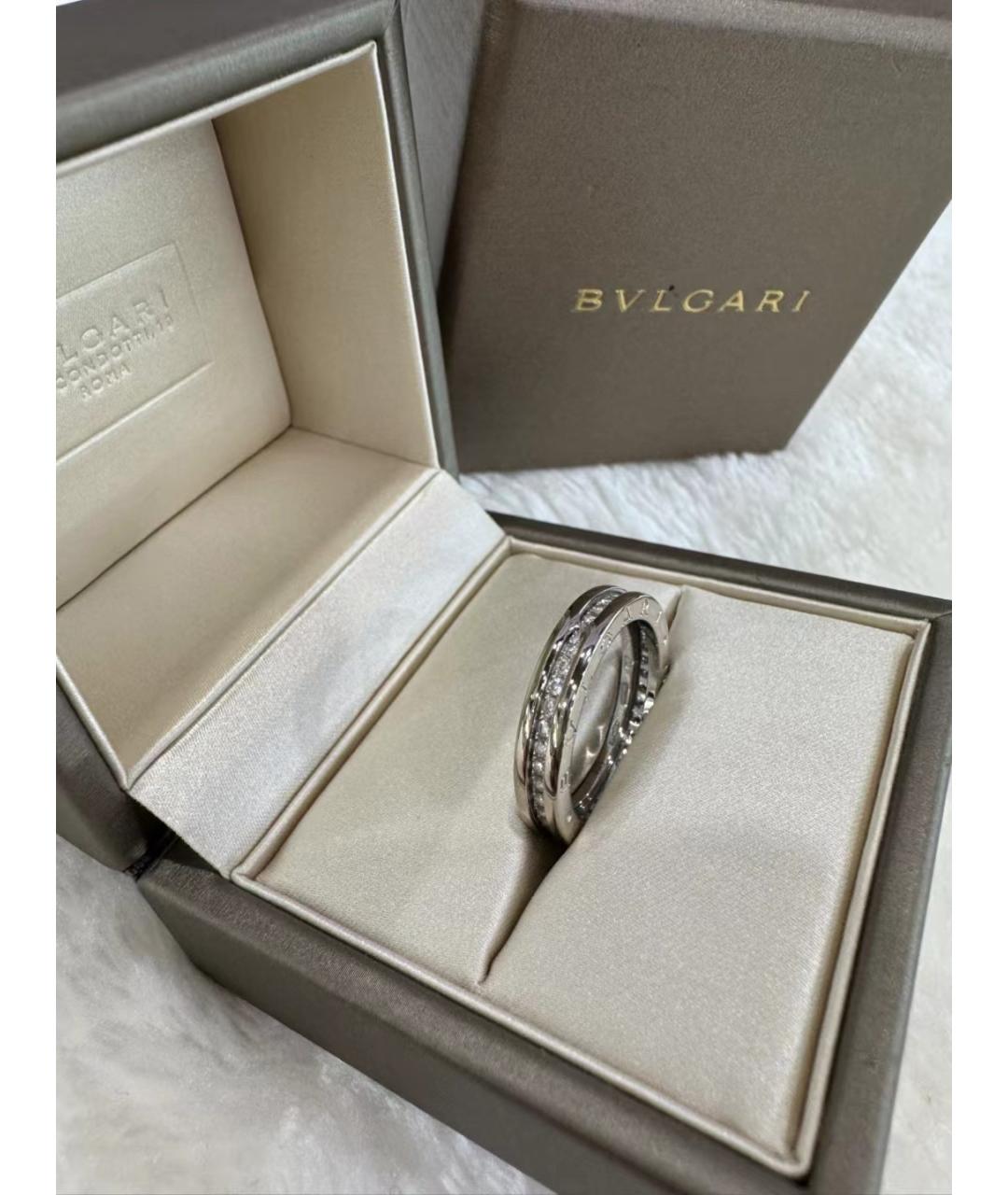 BVLGARI Серебряное кольцо из белого золота, фото 3