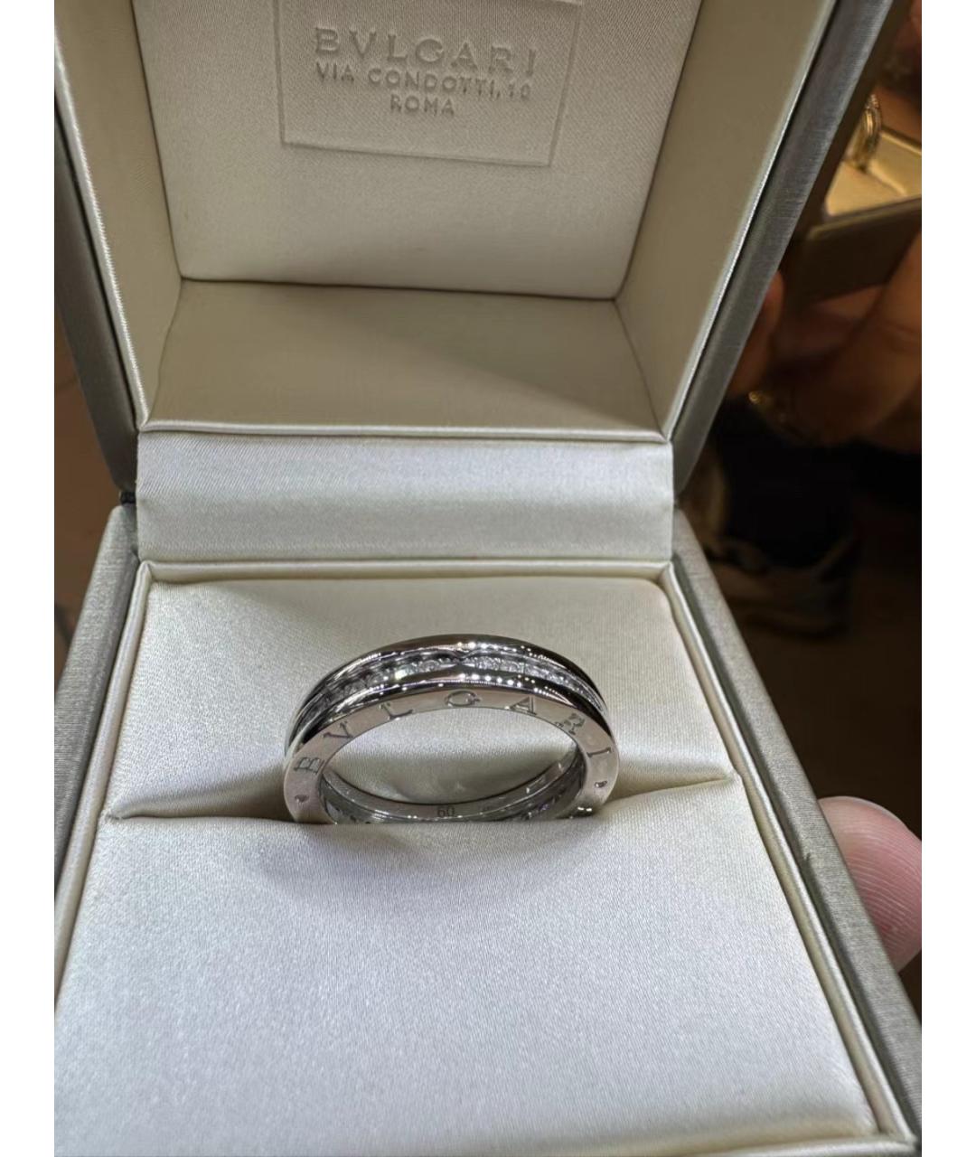 BVLGARI Серебряное кольцо из белого золота, фото 8