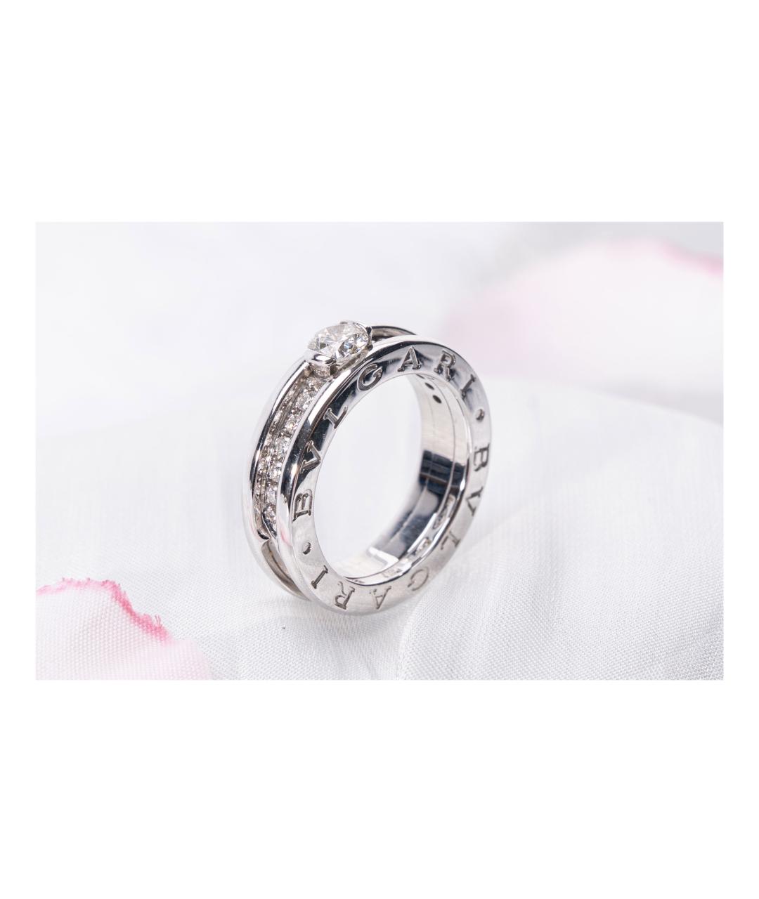 BVLGARI Серебряное кольцо из белого золота, фото 3