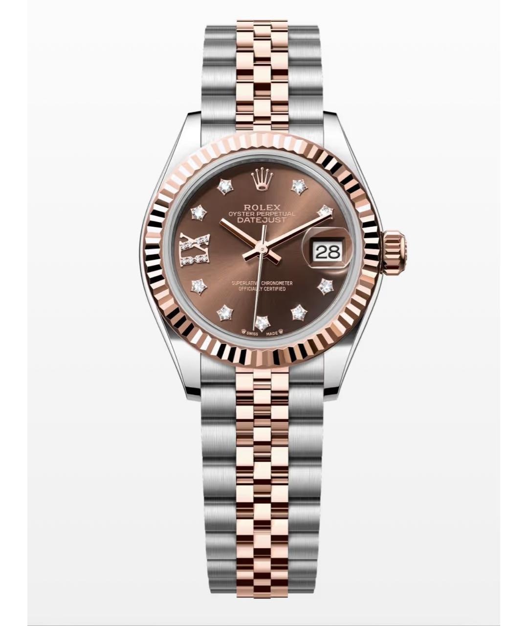 ROLEX Золотые часы из розового золота, фото 3