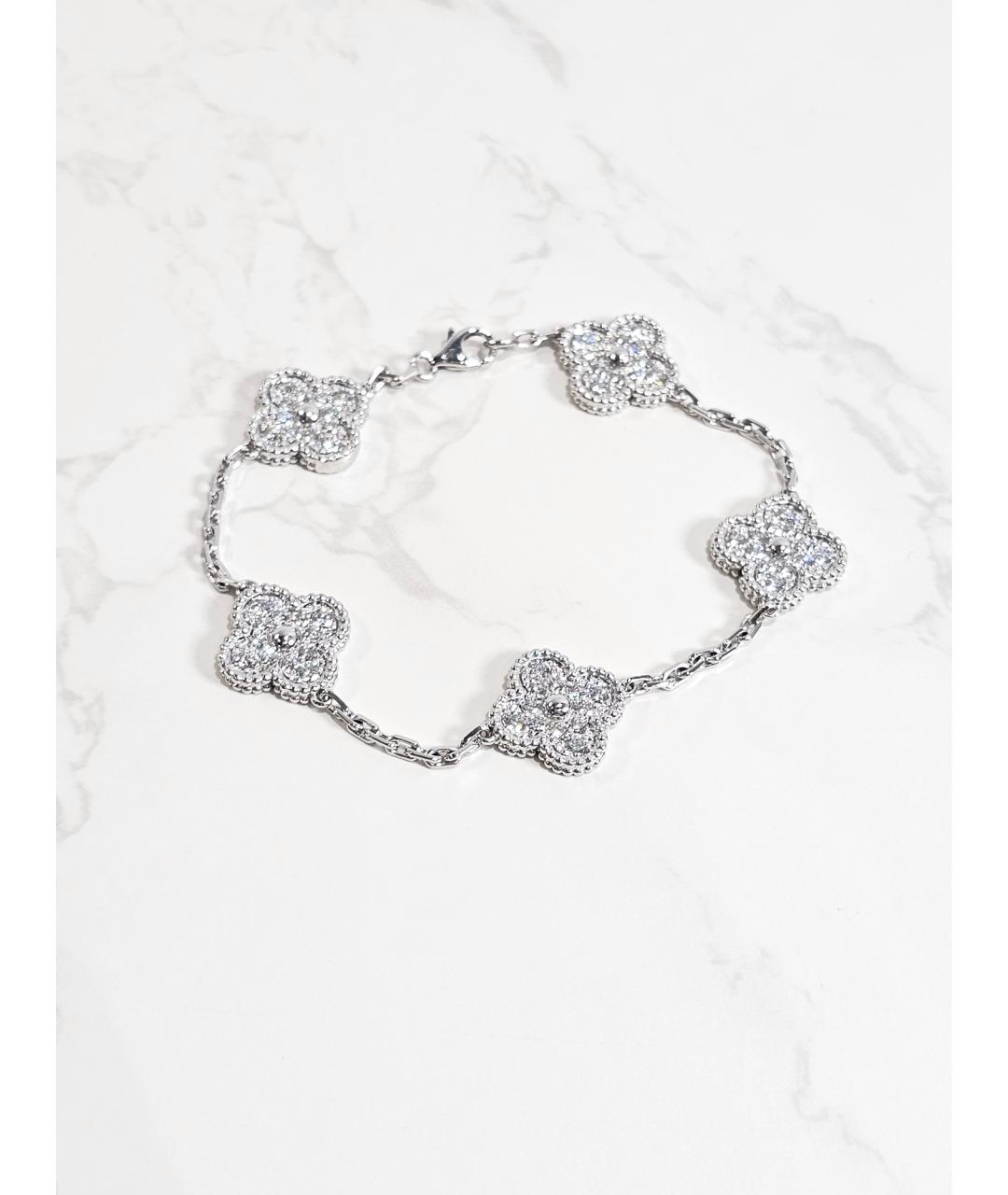 VAN CLEEF & ARPELS Серебряный браслет из белого золота, фото 4