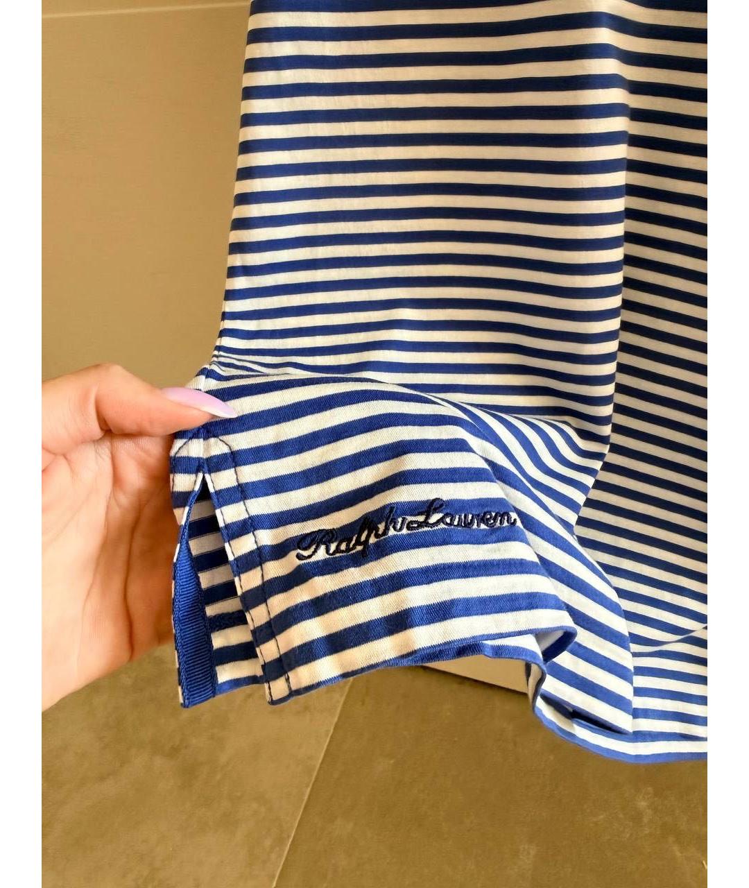 RALPH LAUREN Синяя футболка, фото 4