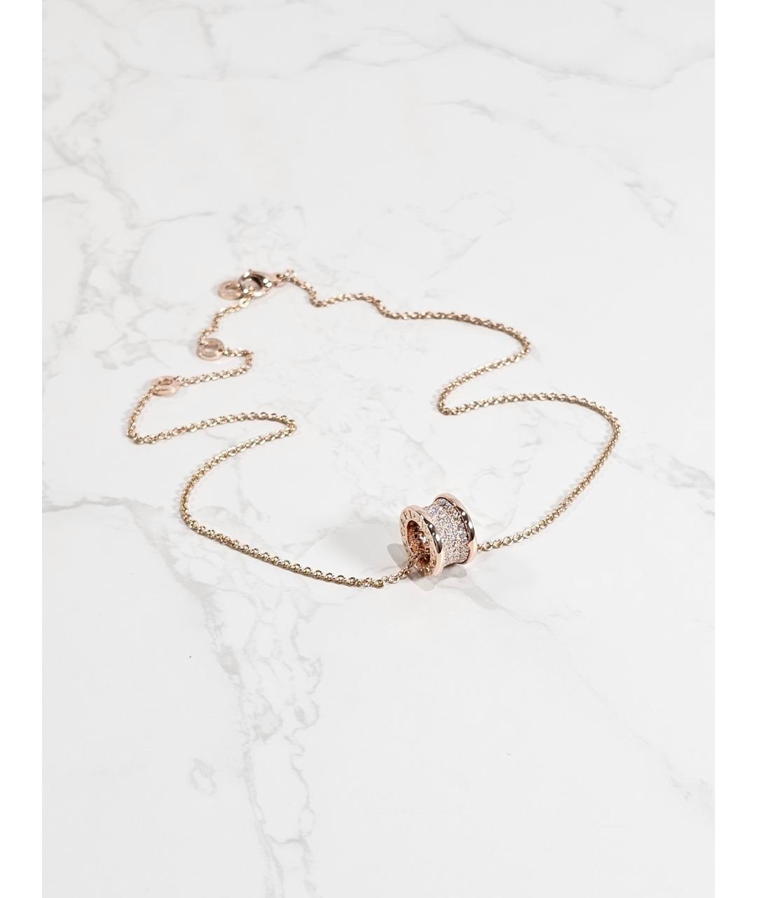 BVLGARI Золотое колье из розового золота, фото 2