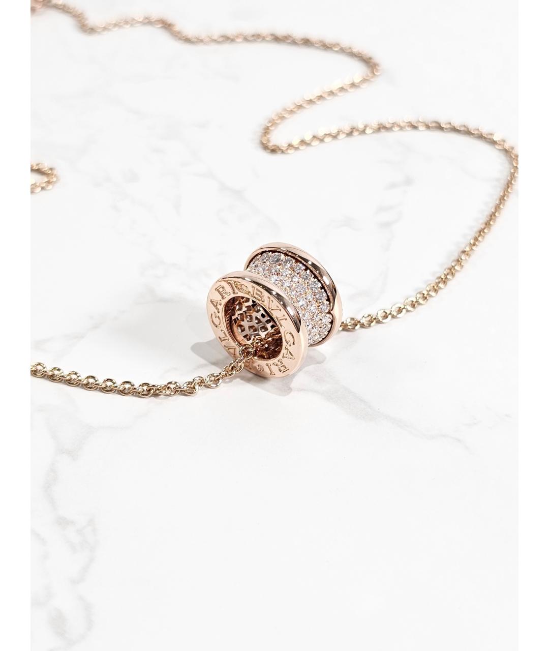 BVLGARI Золотое колье из розового золота, фото 3