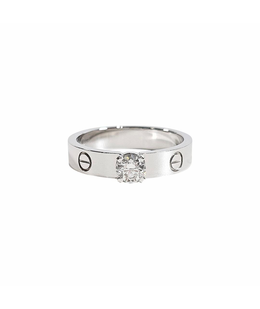 CARTIER Серебряное кольцо из белого золота, фото 1
