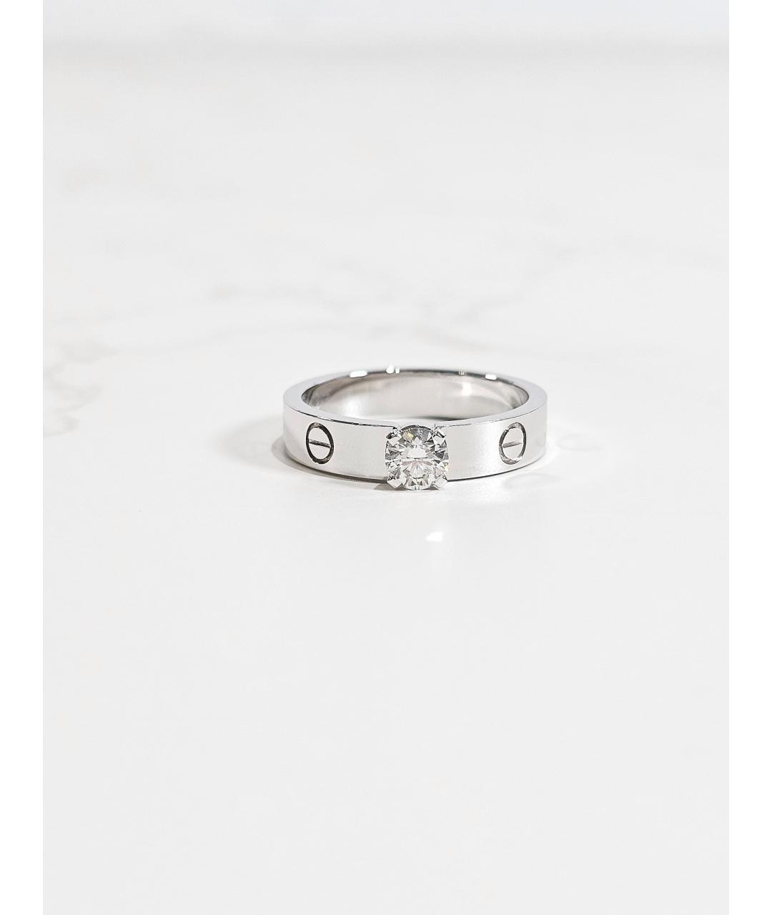 CARTIER Серебряное кольцо из белого золота, фото 2