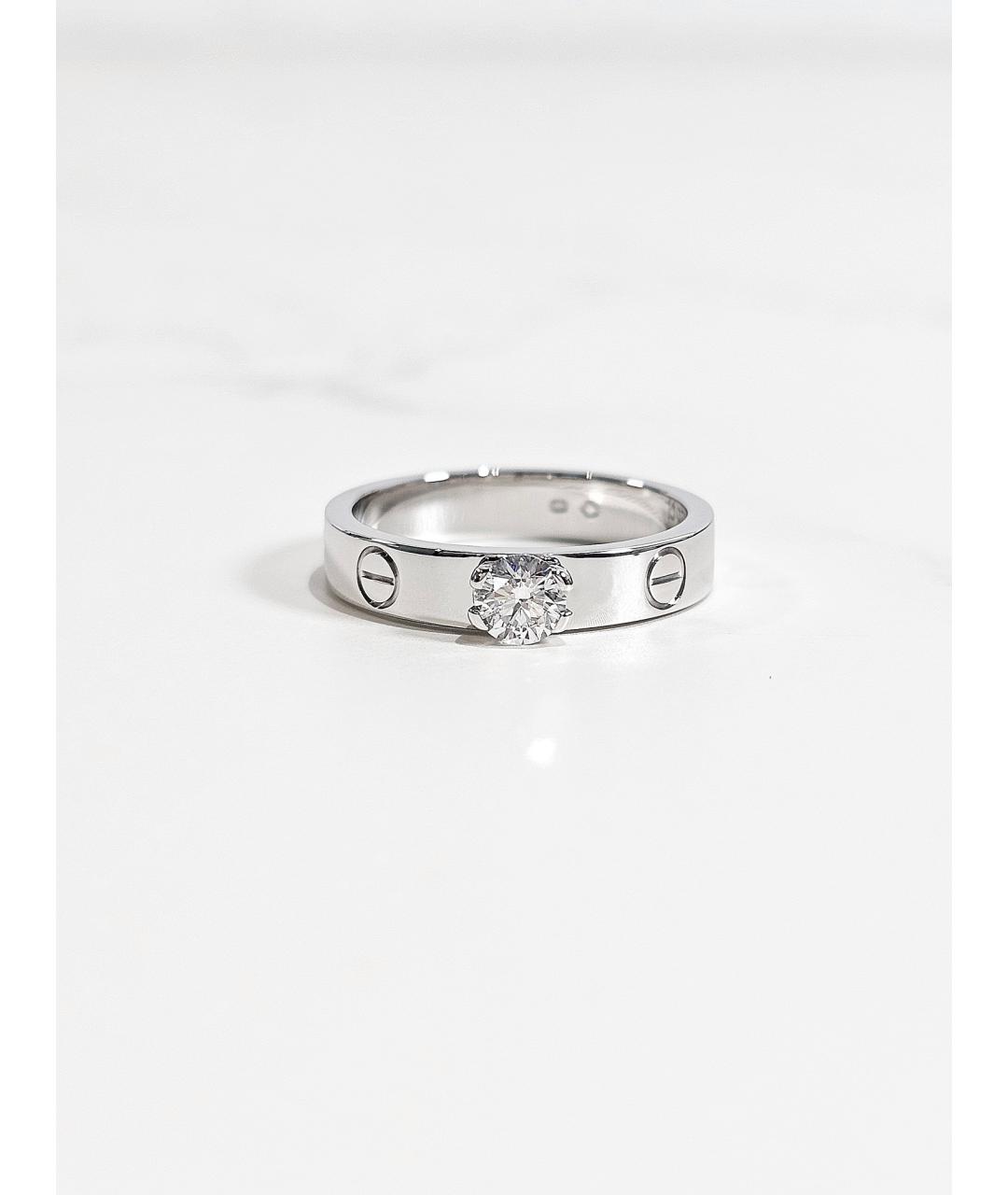 CARTIER Серебряное кольцо из белого золота, фото 2