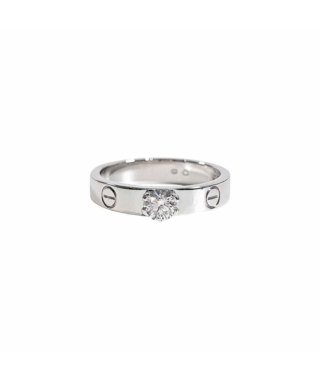 CARTIER Серебряное кольцо из белого золота, фото 1