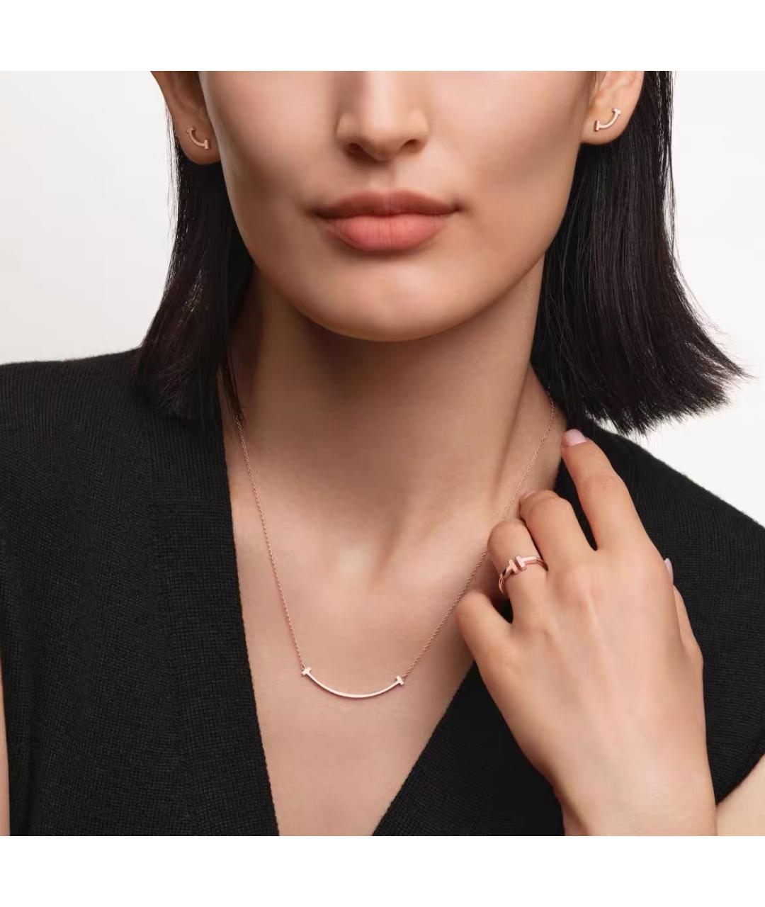 TIFFANY&CO Золотые серьги из розового золота, фото 3