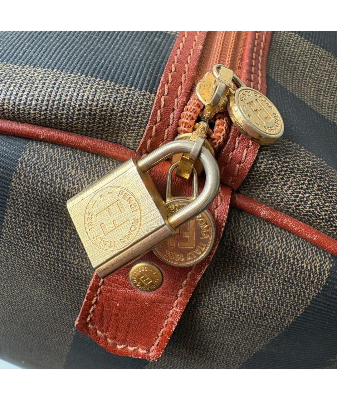 FENDI Дорожная/спортивная сумка из канвы, фото 7