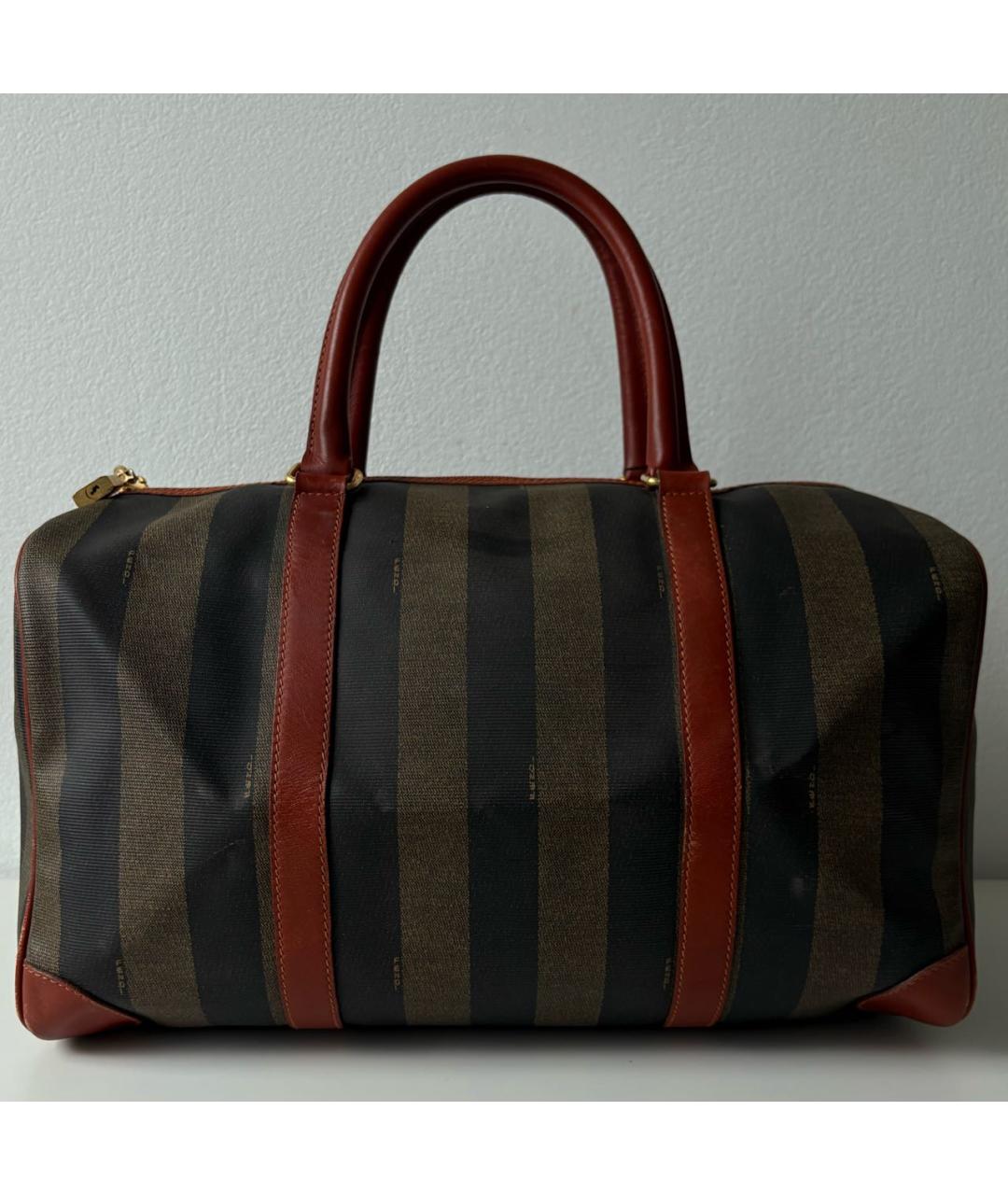 FENDI Дорожная/спортивная сумка из канвы, фото 3