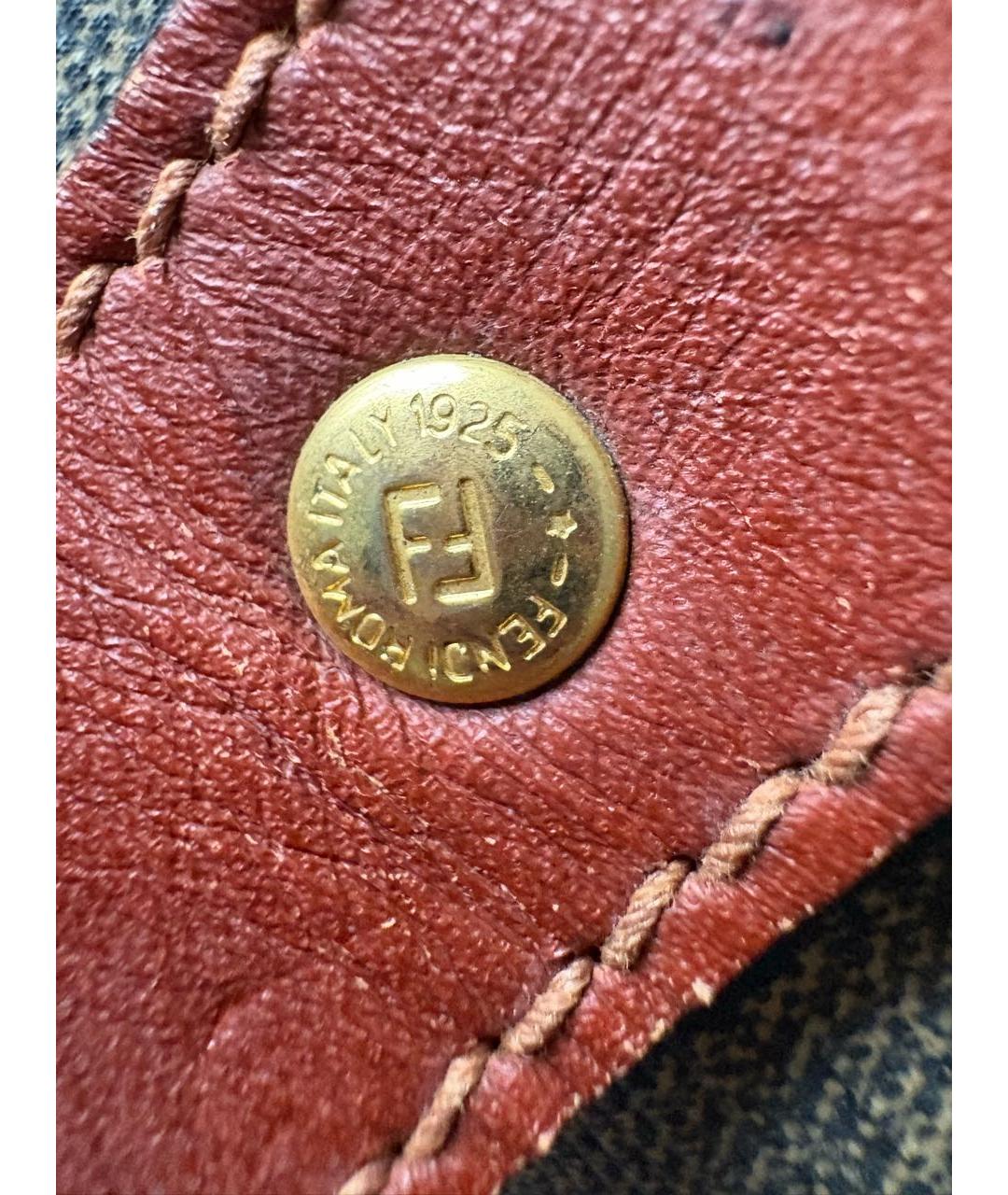 FENDI Дорожная/спортивная сумка из канвы, фото 8