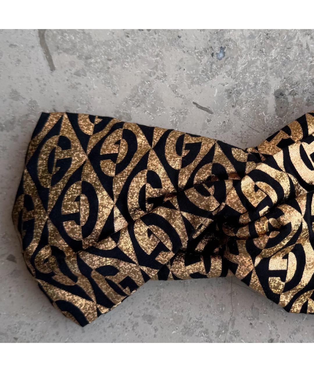GUCCI Золотая повязка на голову, фото 3