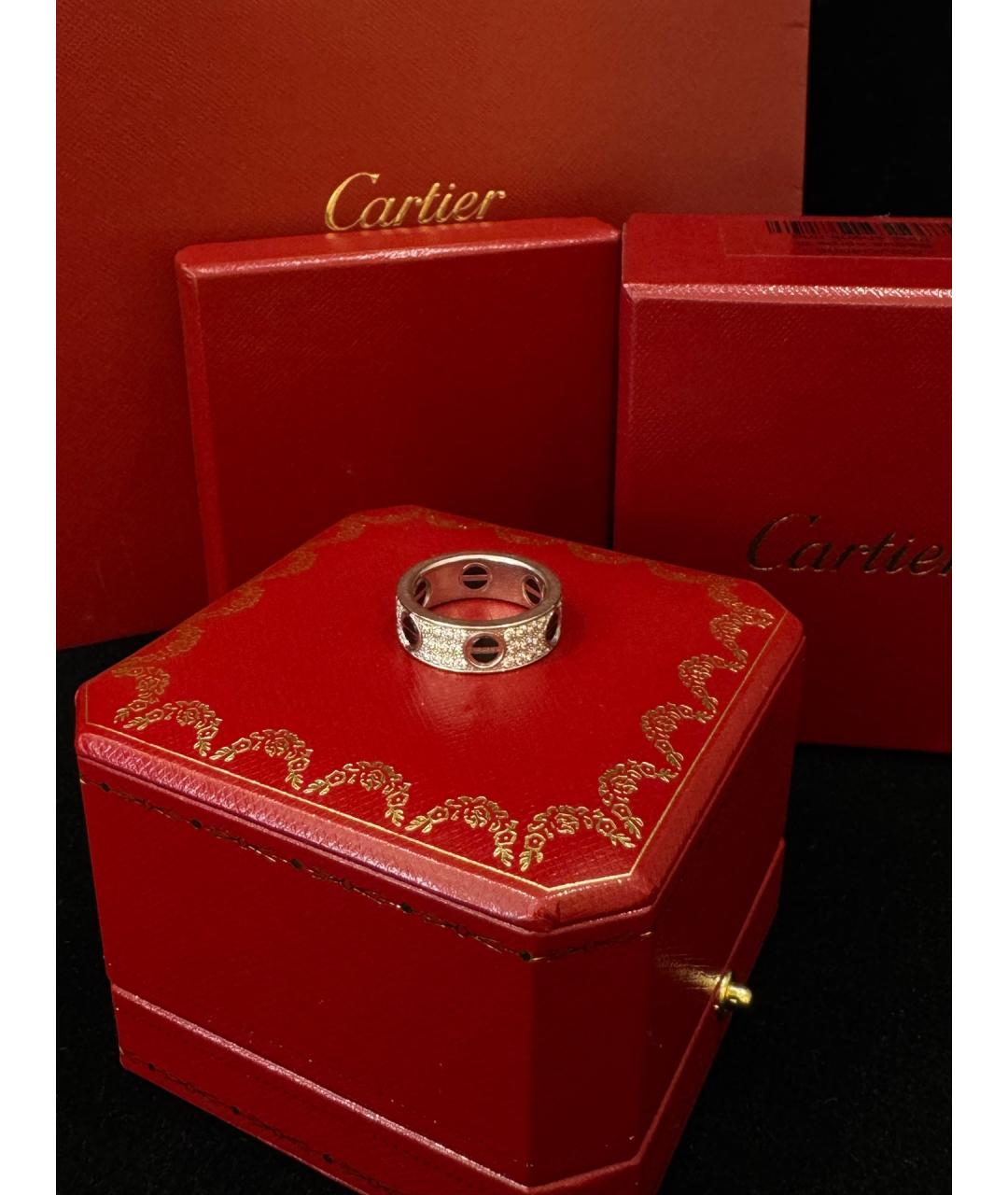 CARTIER Серебряное кольцо из белого золота, фото 6