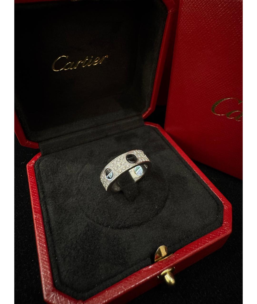CARTIER Серебряное кольцо из белого золота, фото 2